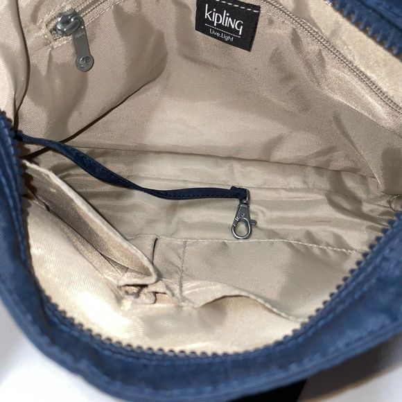Kipling Nylon Crossbody Blue Medium - Picture 9 of 9